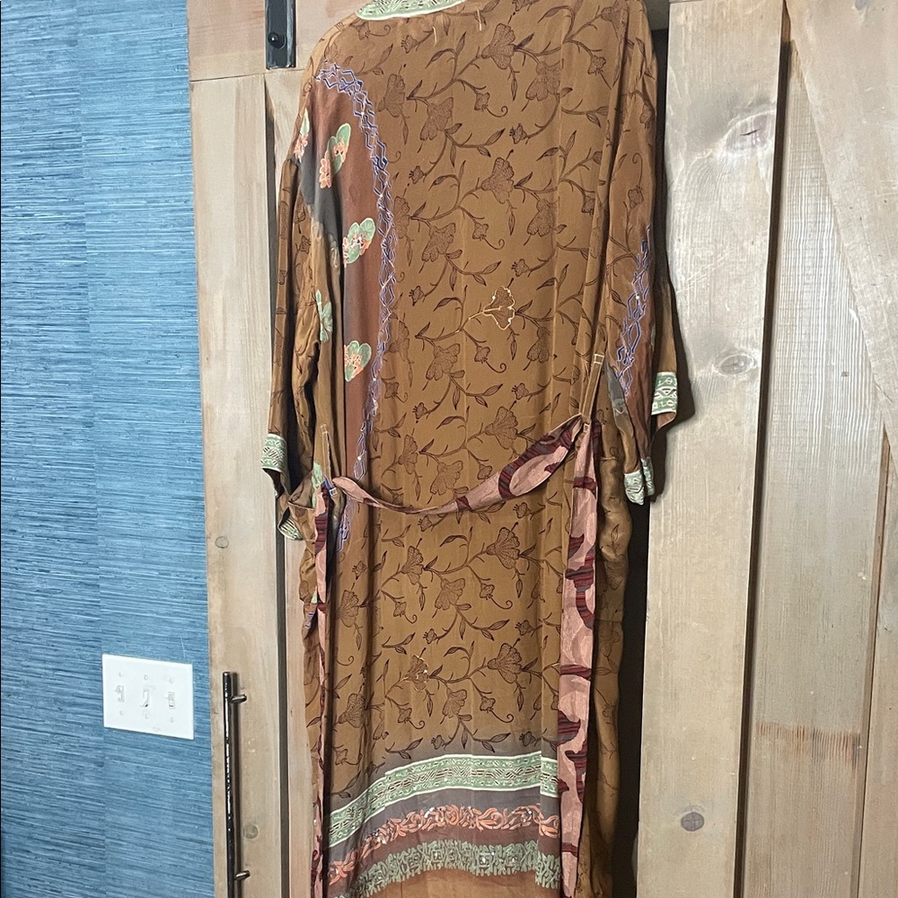 Johnny Was Multicolor Floral Robe - Picture 3 of 5